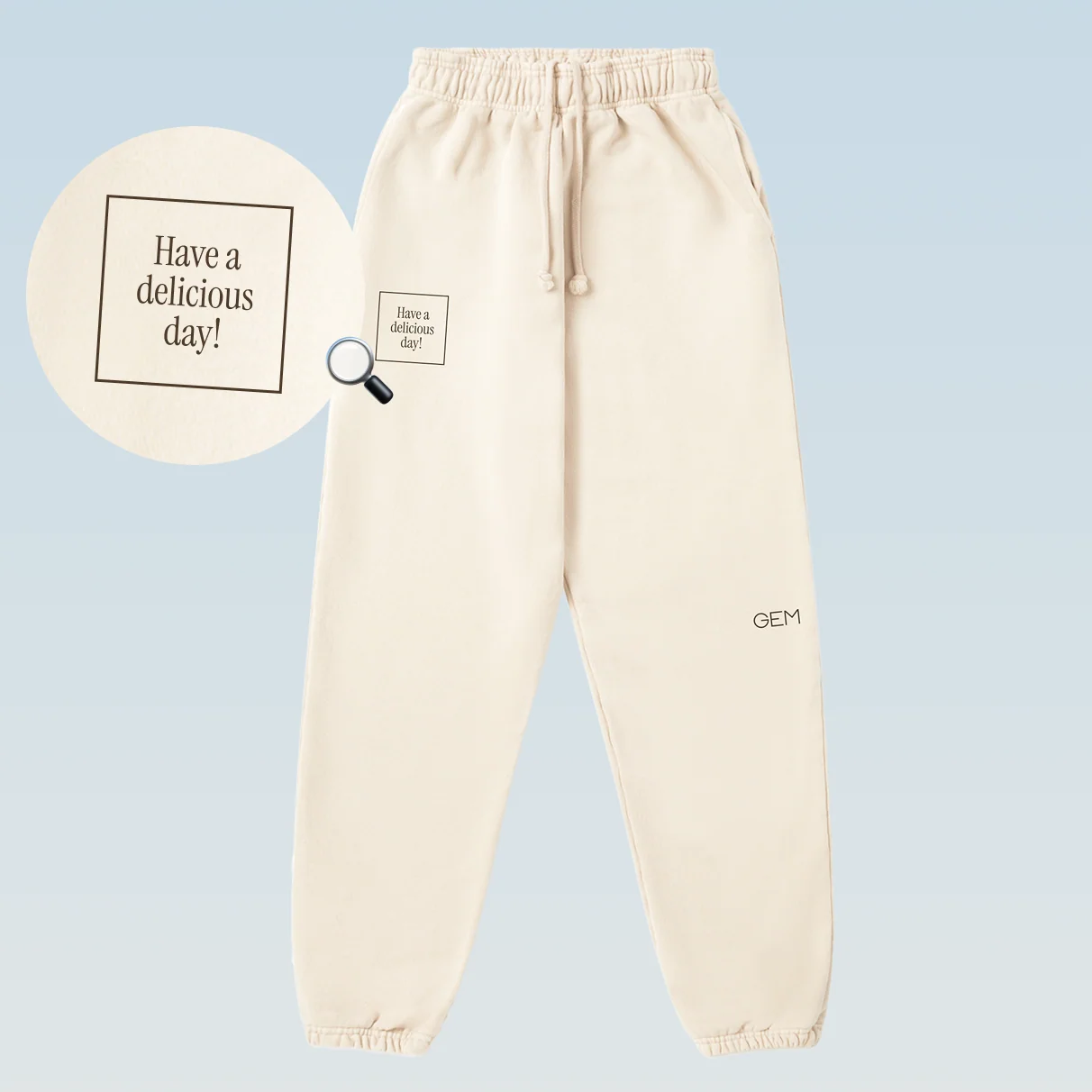GEM Sweatpant - Cream